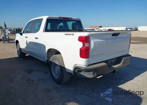 2024 Chevrolet Silverado 1500 4Wd Short Bed Wt z USA, uszkodzony, nr VIN 2GCUDAED2R1205148